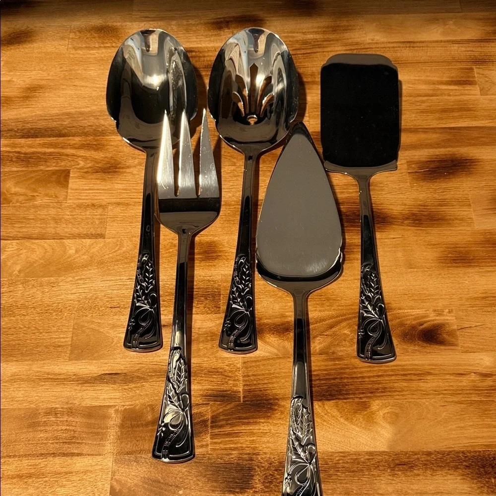 Lenox Holiday Oversized Hostess Serving Set of 5